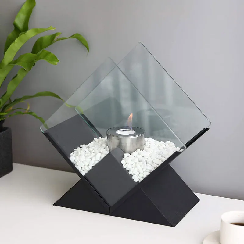 14.5" Tall Portable Tabletop Fireplace