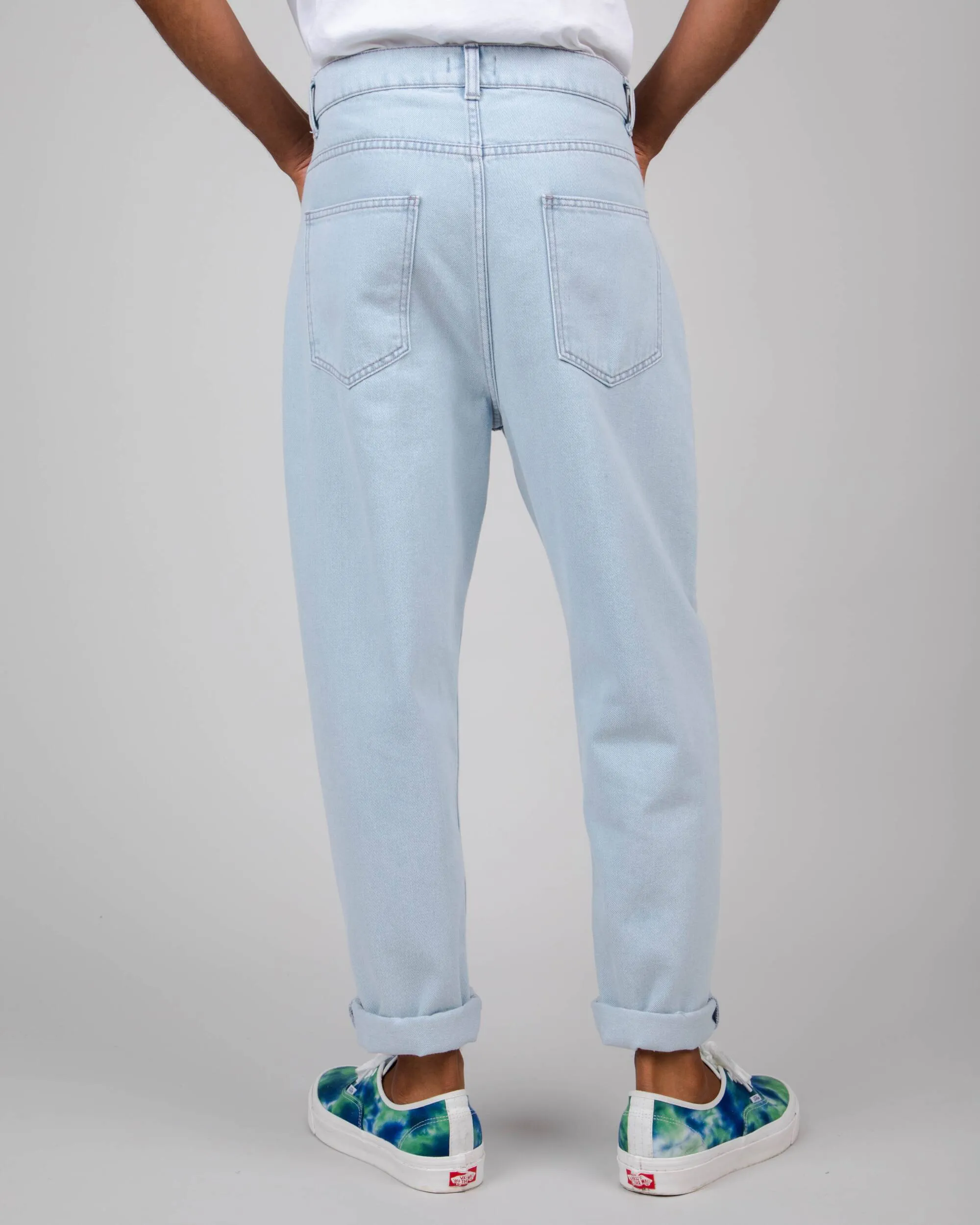 5 Pocket Denim Pants Light Blue