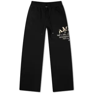 Amiri Distressed Arts District Sweatpants, Black