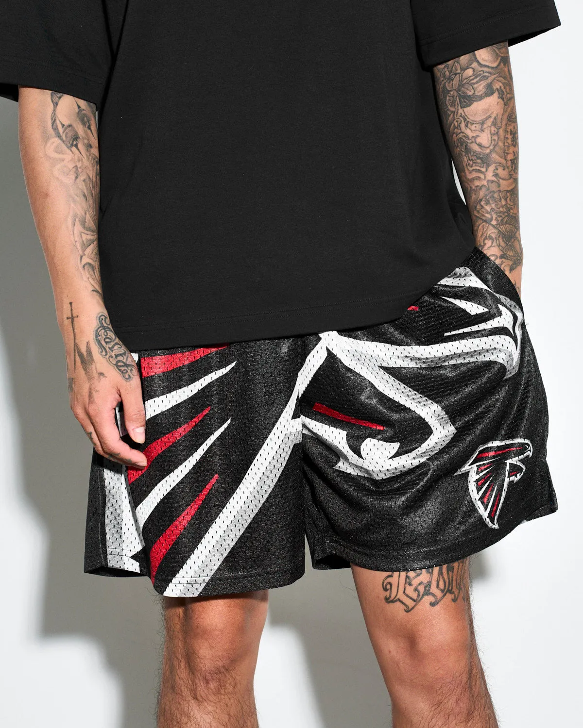 Atlanta Falcons Big Logo Retro Shorts