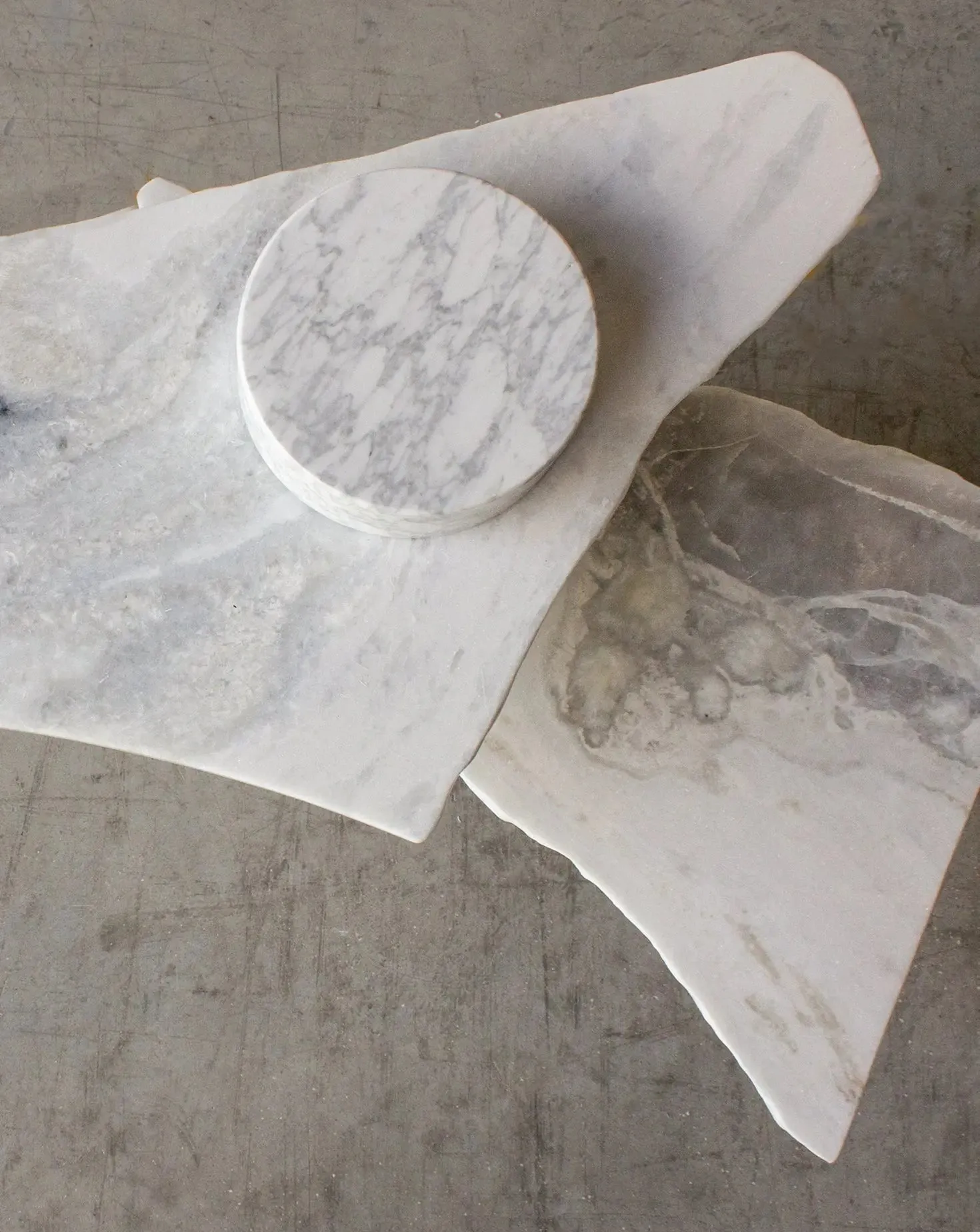 Calacatta Vagli Marble Side Table