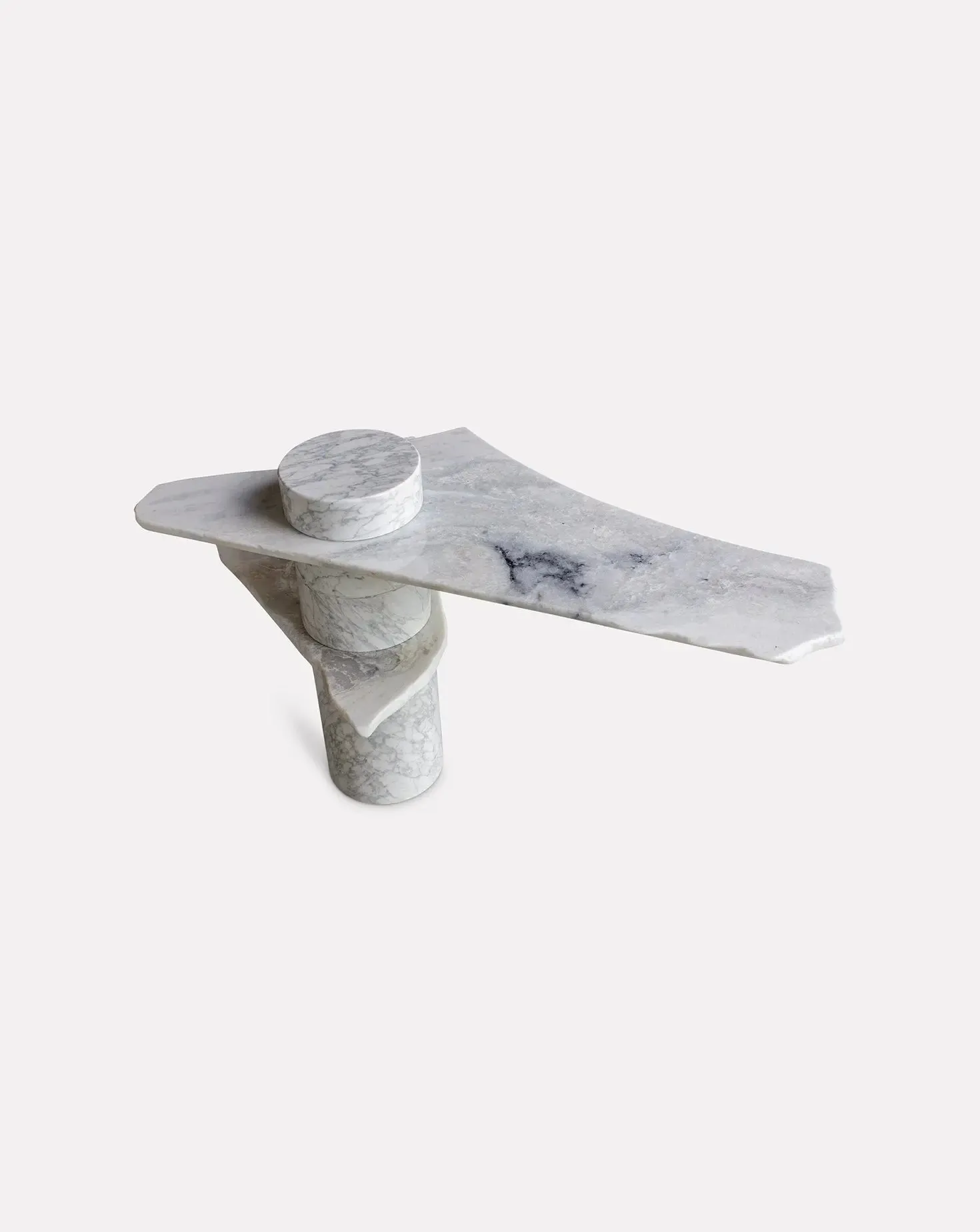 Calacatta Vagli Marble Side Table