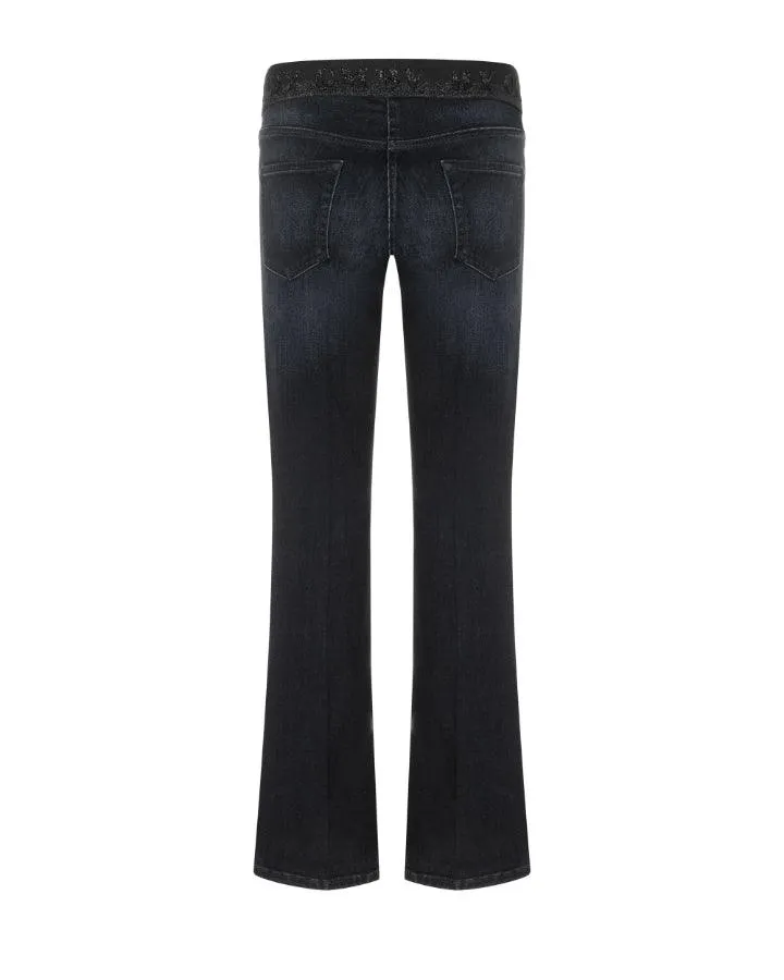 Cambio Philia Flare Pull On Denim Jeans