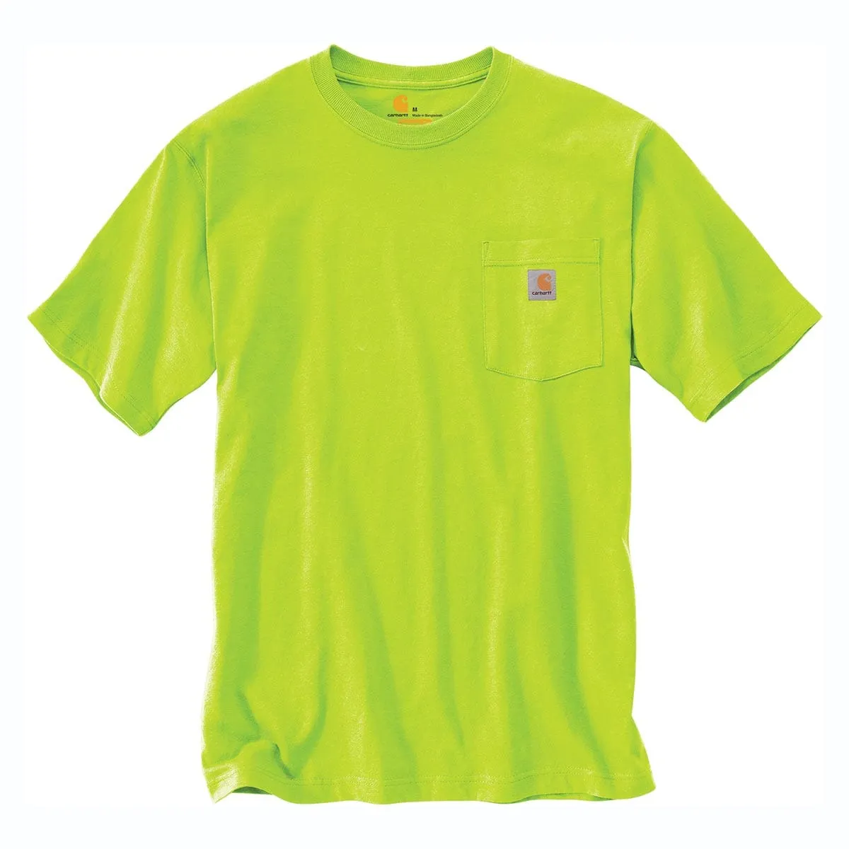 Carhartt K87 Enhanced Visibility Loose Fit Heavyweight Hi-Vis Pocket T-Shirt