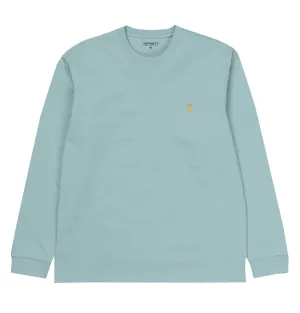 Carhartt WIP L/S Chase T-Shirt – Soft Aloe