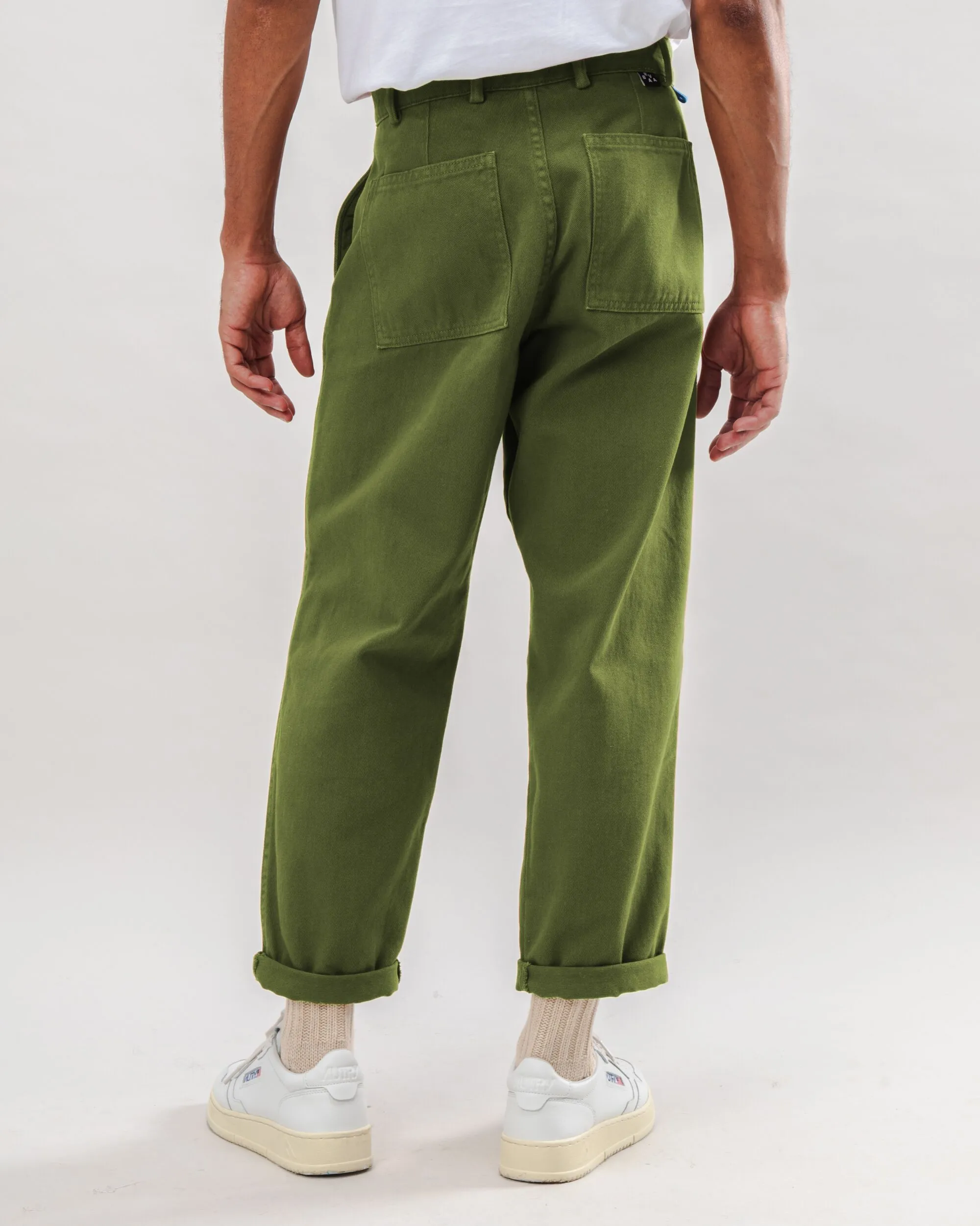 Carpenter Cotton Twill Pants Green