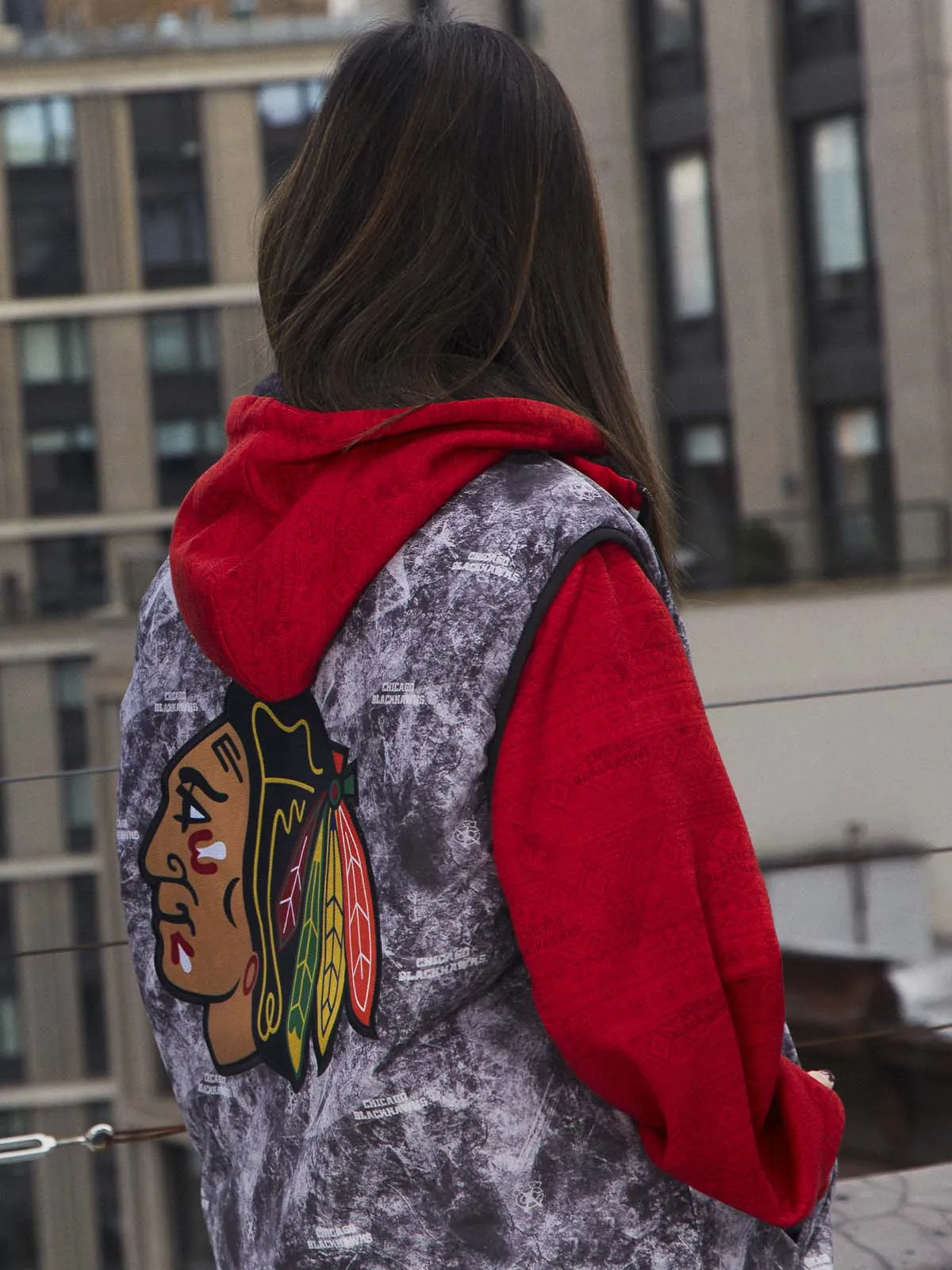 Chicago Blackhawks Reversible Vest