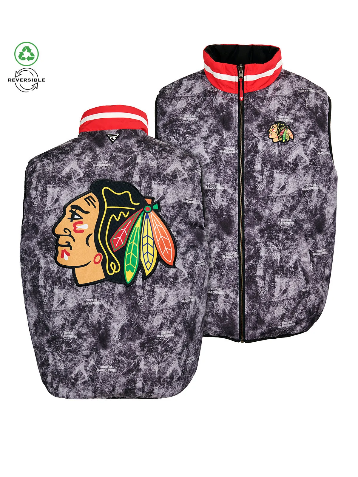 Chicago Blackhawks Reversible Vest