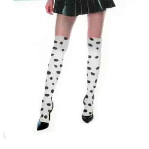 Dalmatian Over the Knee Stockings