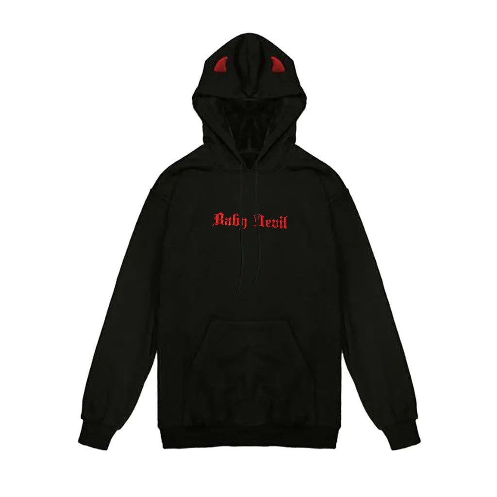 Devil Plus Fleece Hooded Sweater