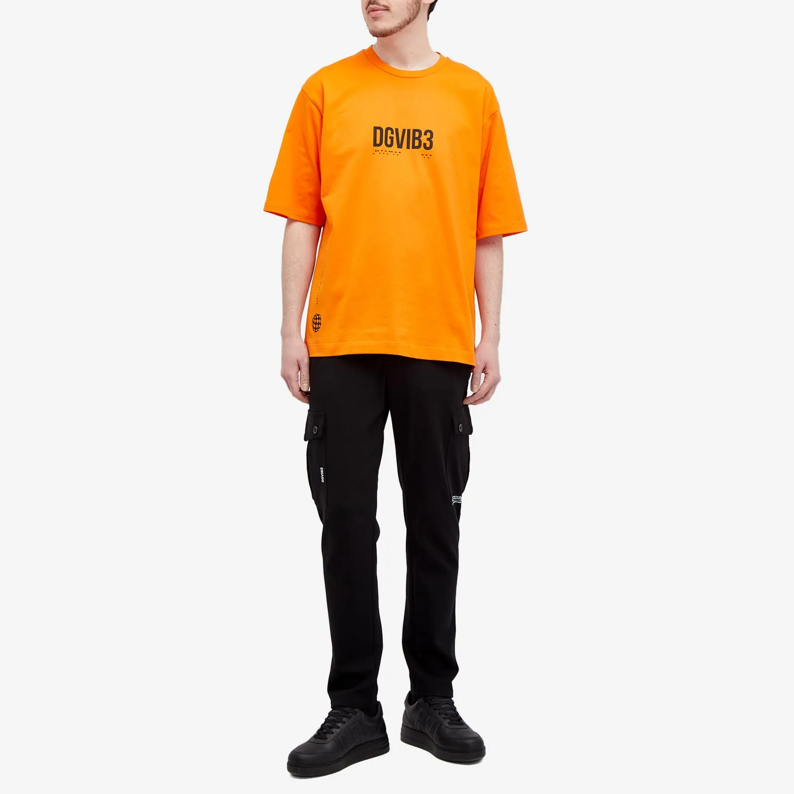 Dolce & Gabbana Vibe Center Logo T-Shirt, Orange