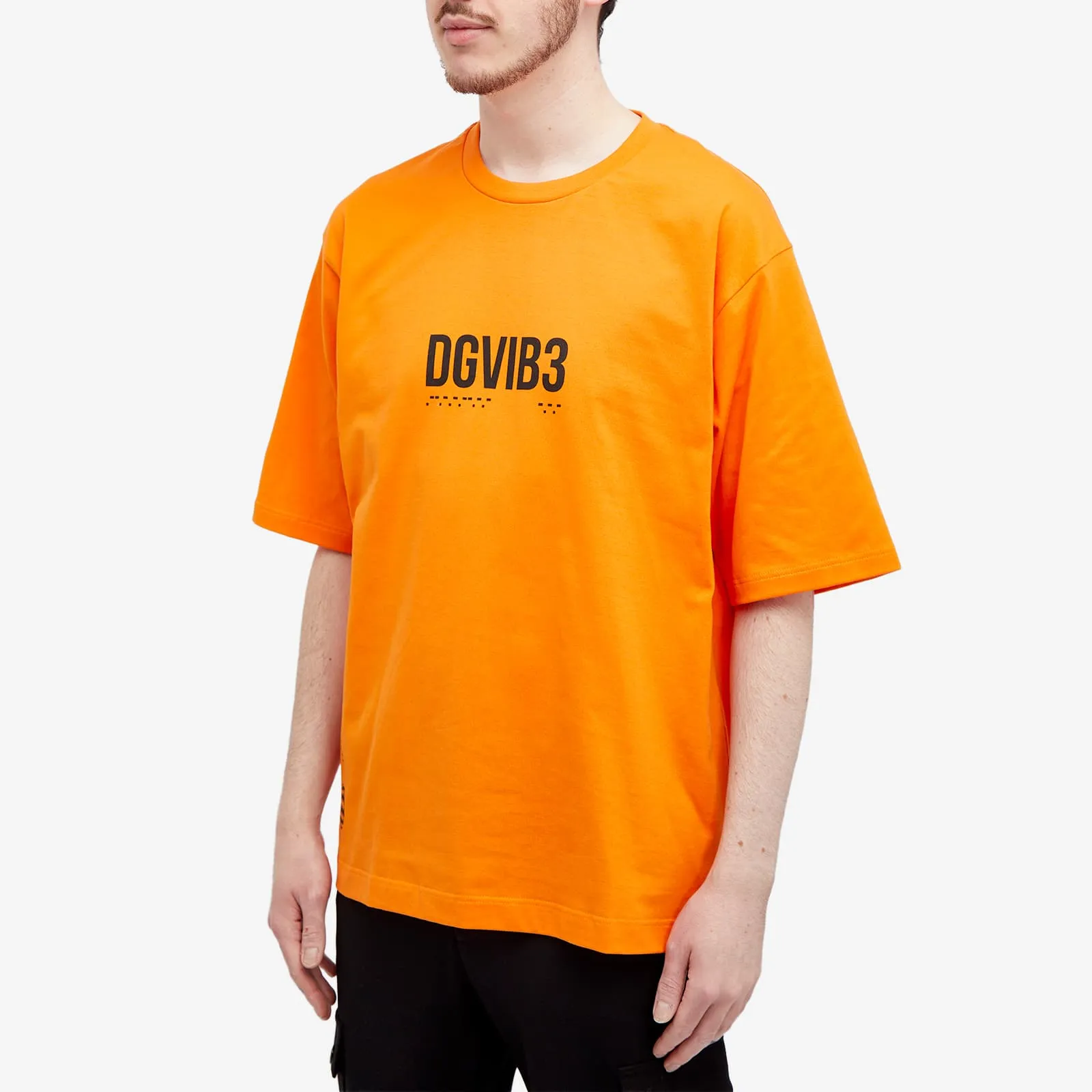 Dolce & Gabbana Vibe Center Logo T-Shirt, Orange