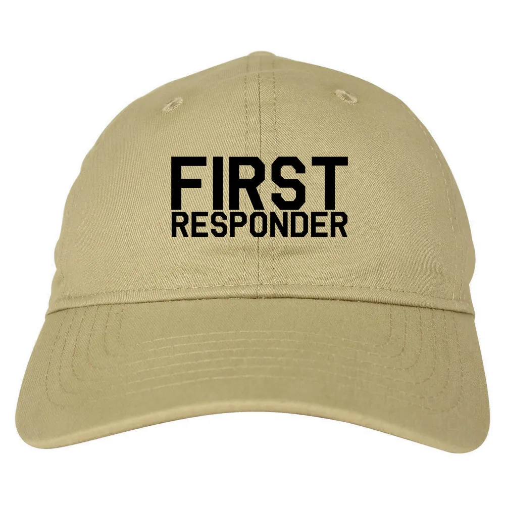 First Responder Firefighter Mens Dad Hat Baseball Cap