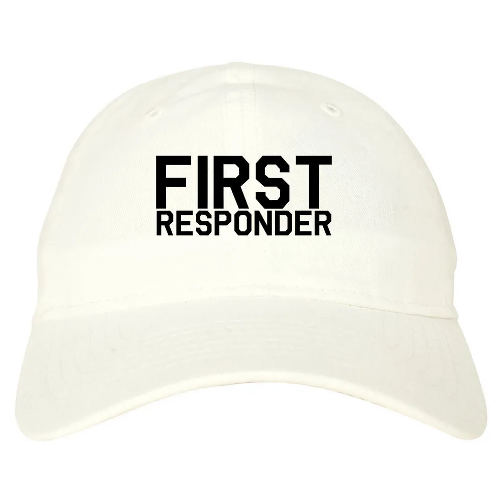 First Responder Firefighter Mens Dad Hat Baseball Cap