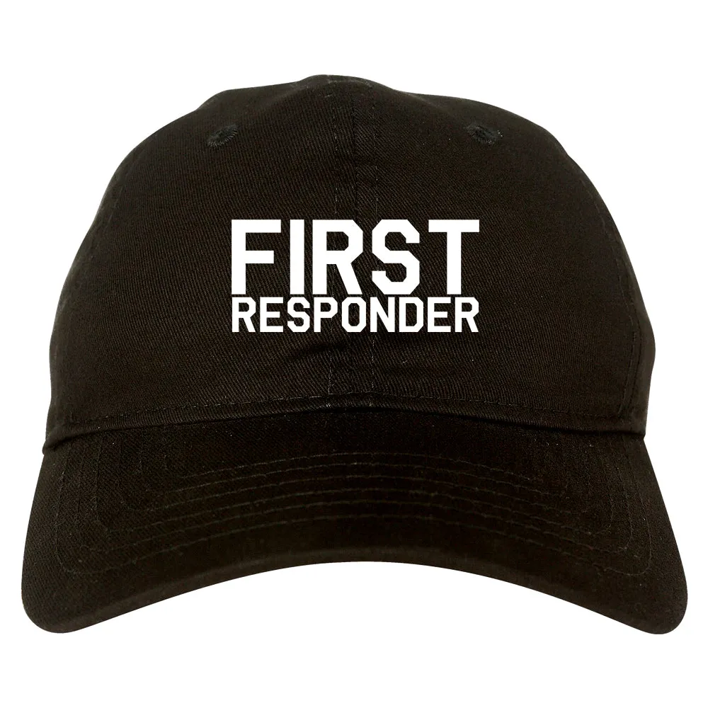 First Responder Firefighter Mens Dad Hat Baseball Cap