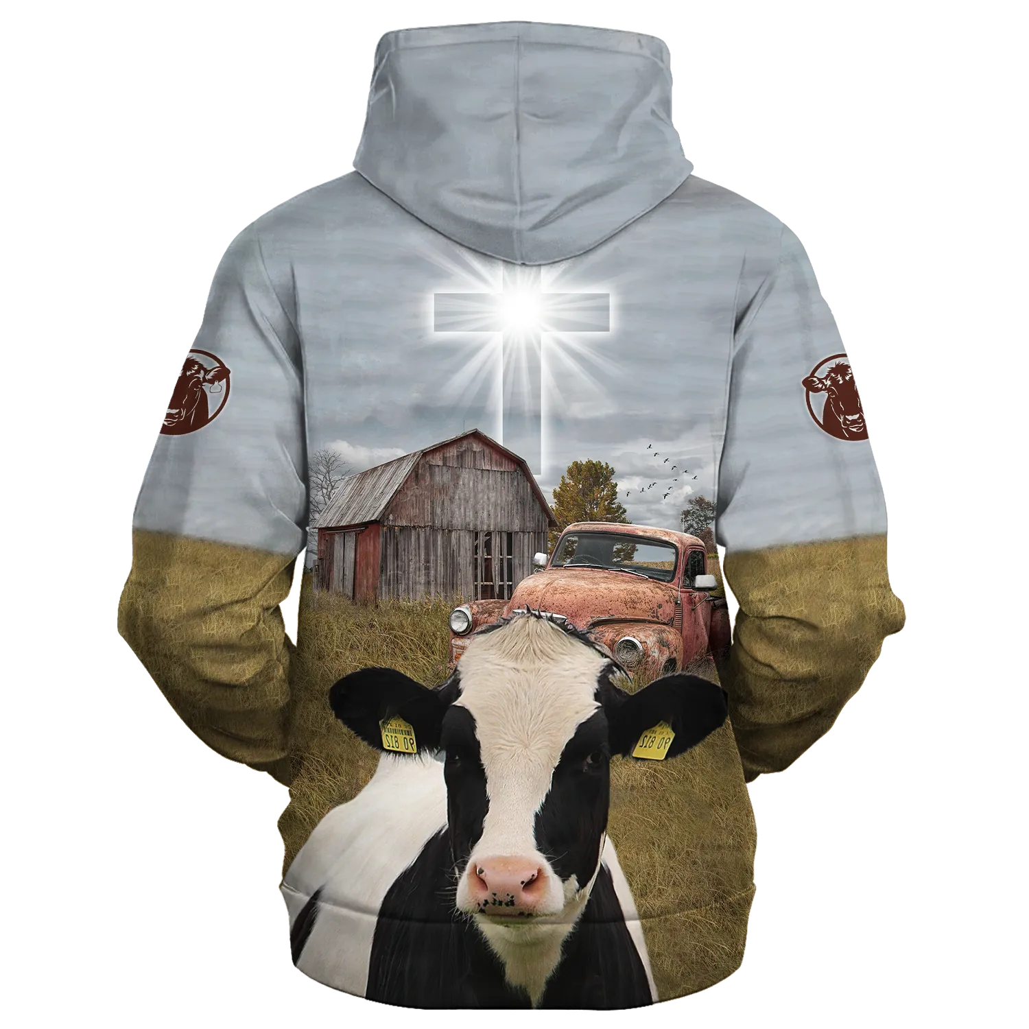 Holstein Hoodie 3D All Over Print Gift For Farm Mom