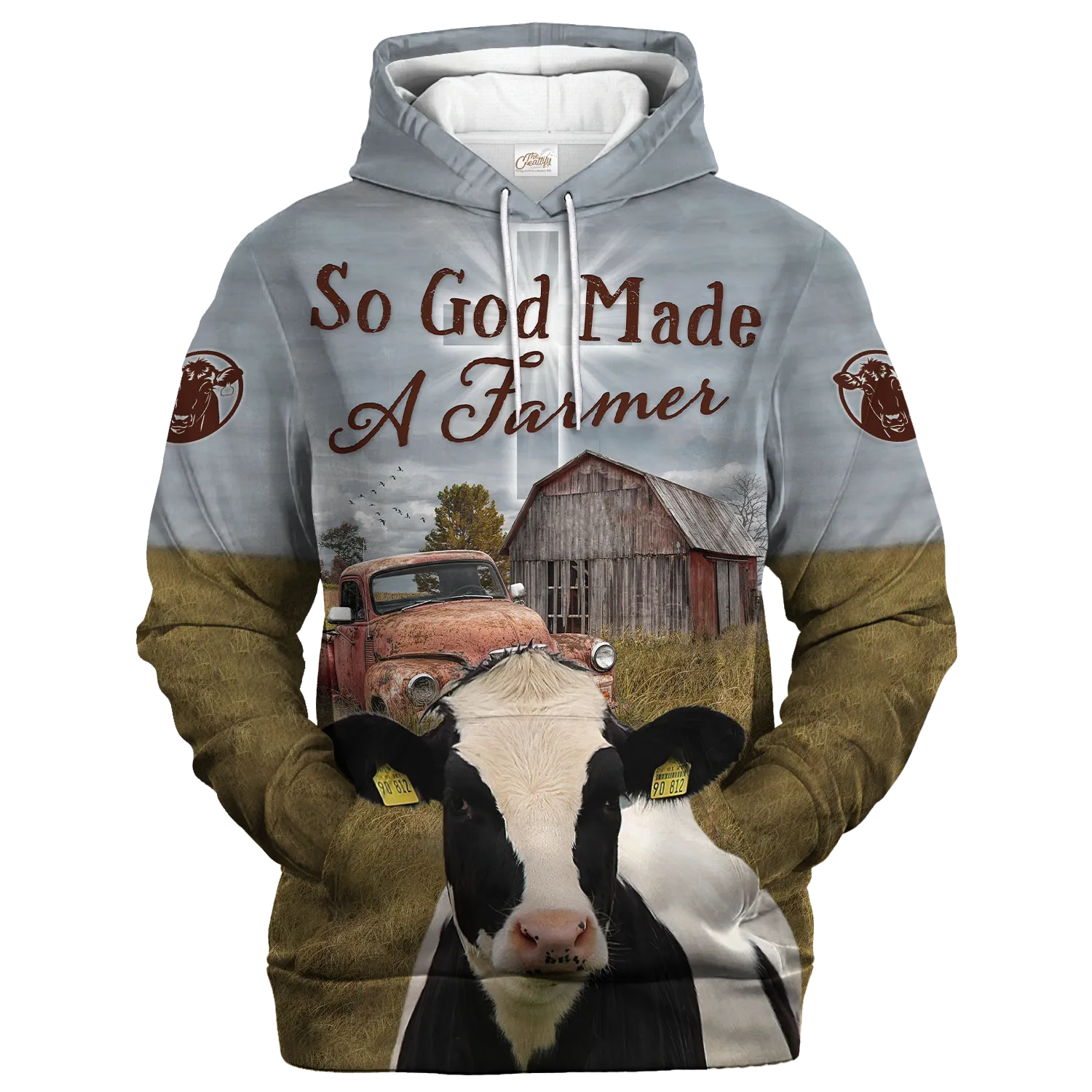 Holstein Hoodie 3D All Over Print Gift For Farm Mom