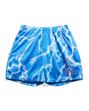 Houston Oilers Lightning Retro Shorts