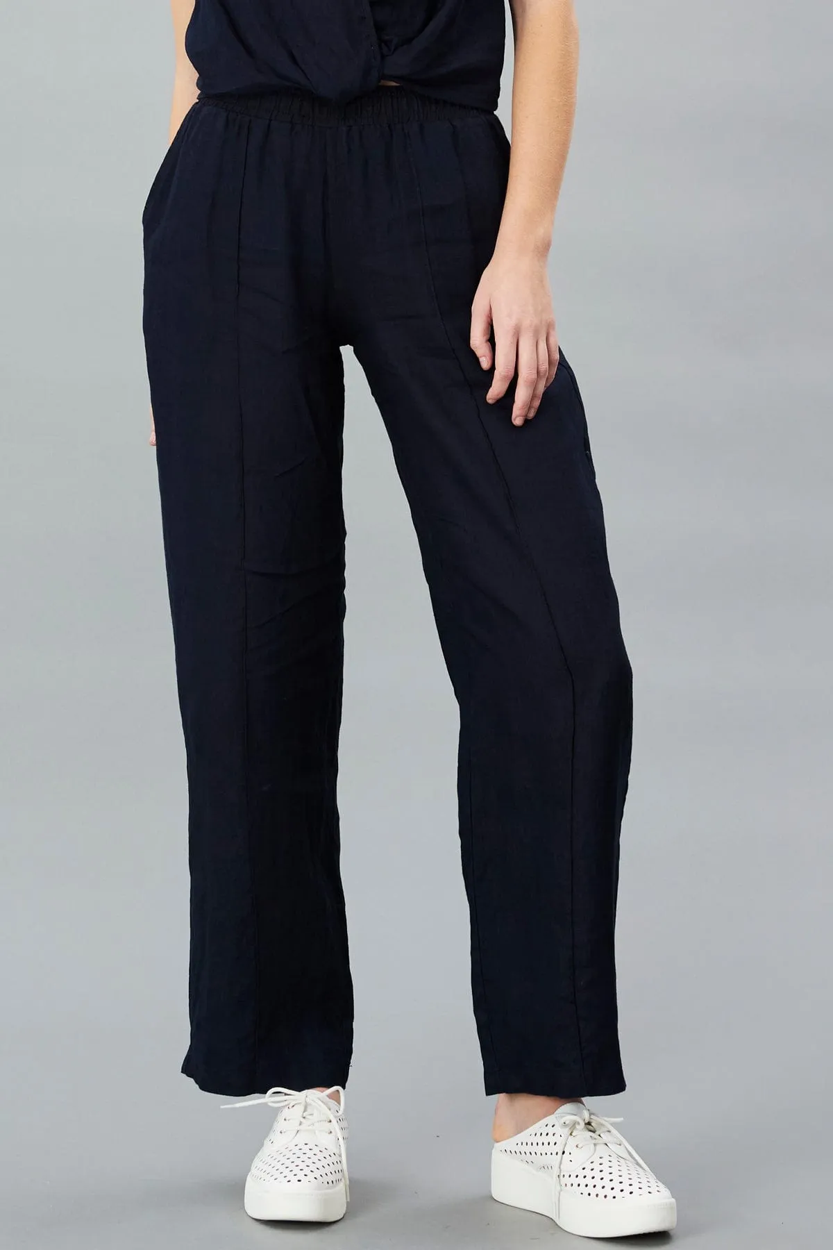 Linen Straight Leg Pant