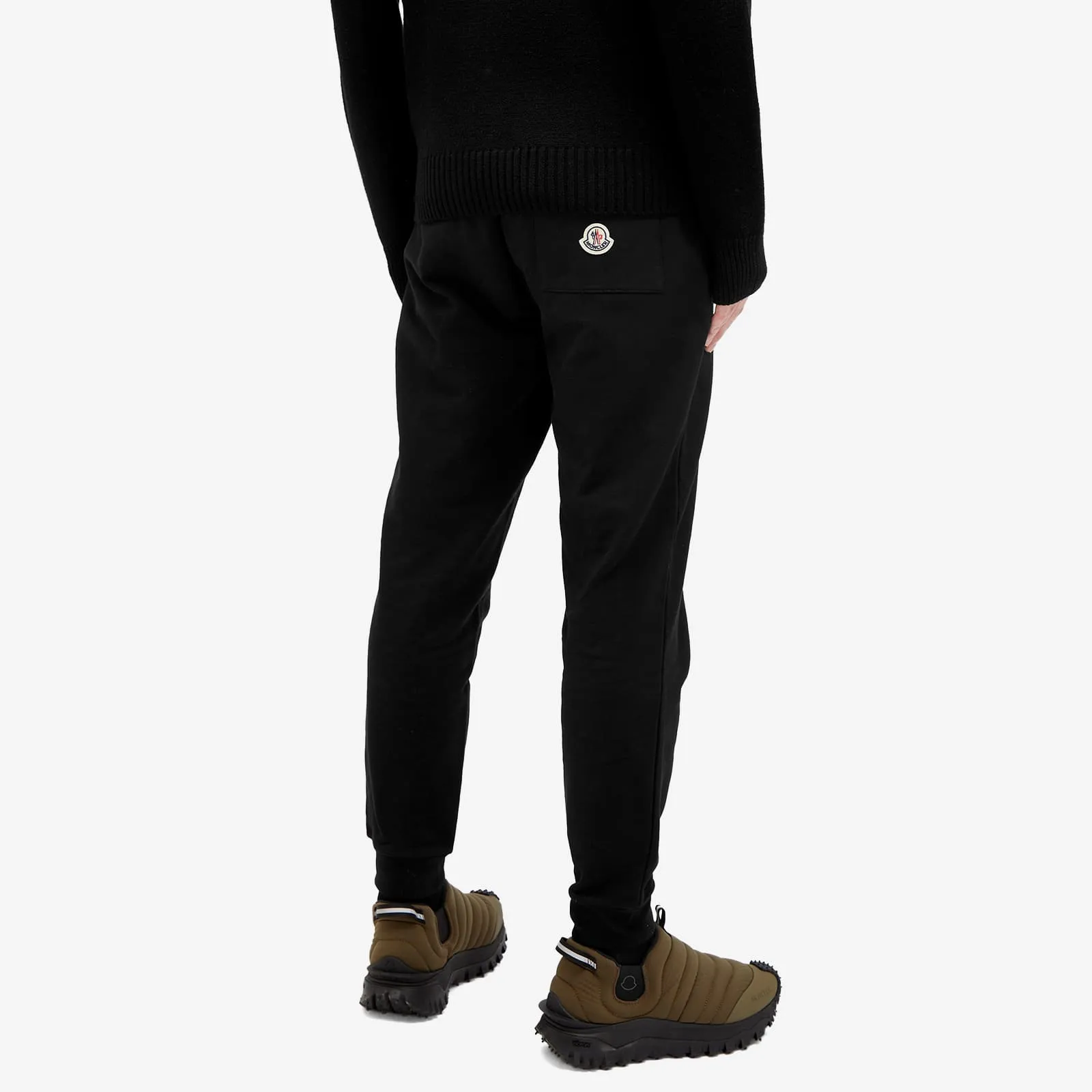 Moncler Tricolour Sweatpants, Black