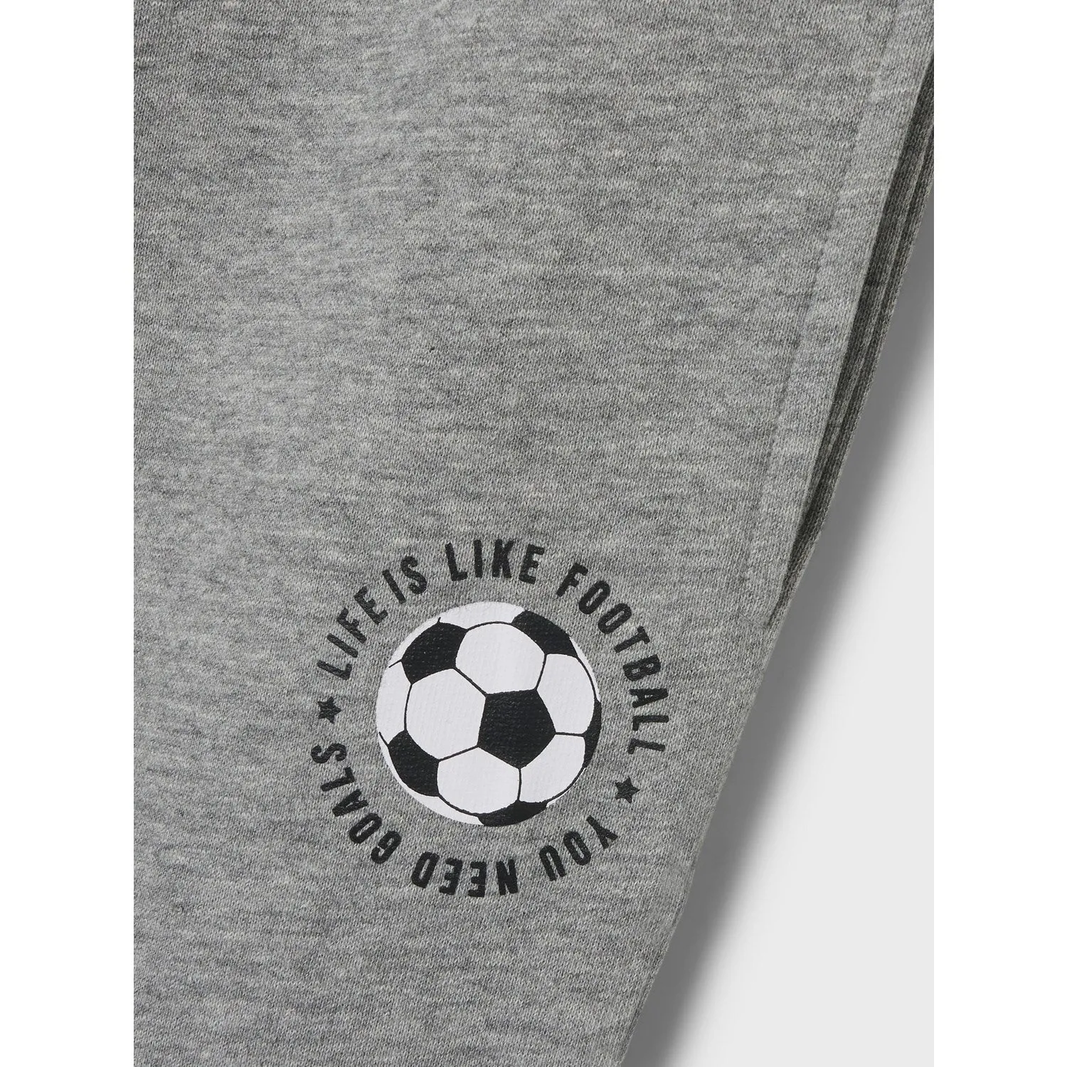 Name It Grey Melange Jefootball Sweatpants