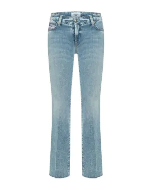 Paris Flared Raw Hem Jeans