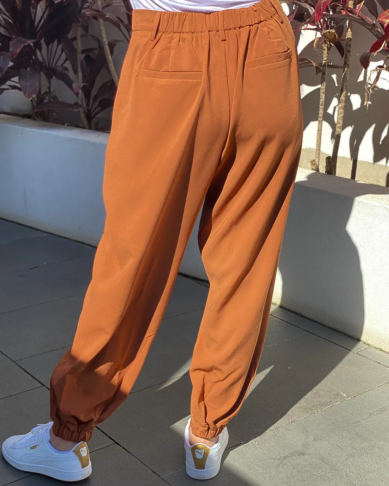 Pintuck Straight Leg Pants