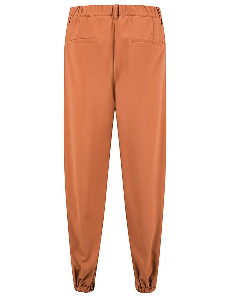 Pintuck Straight Leg Pants