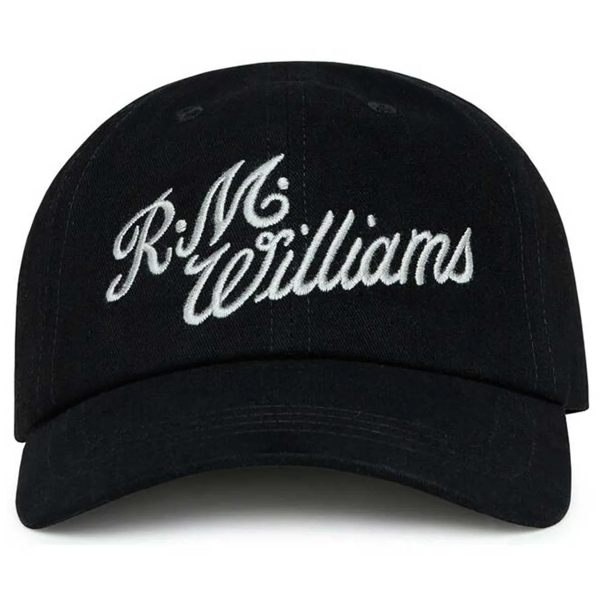 RM WILLIAMS Cap - Script Logo - Black & Silver