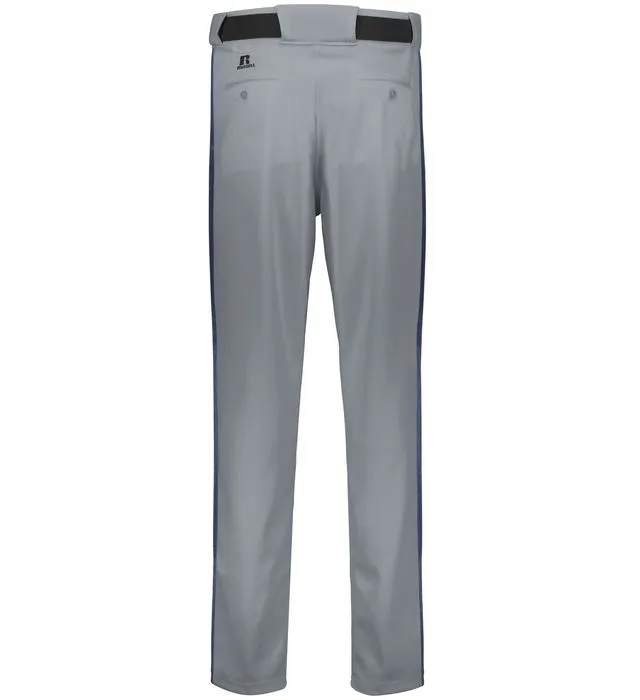 Russell Baseball Grey with Navy Change Up Piped Adult Baseball Pants