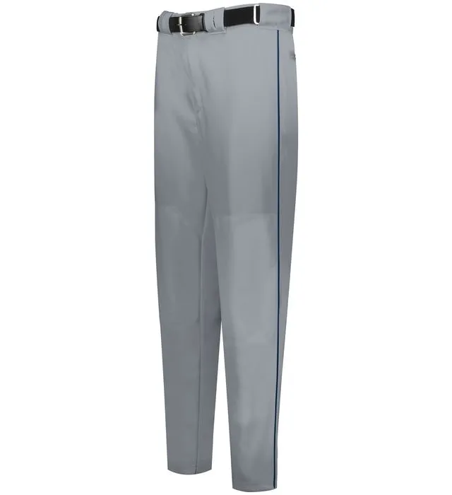 Russell Baseball Grey with Navy Diamond Series 2.0 Piped Youth Baseball Pants