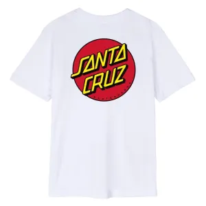 Santa Cruz Classic Dot Womens T-Shirt White