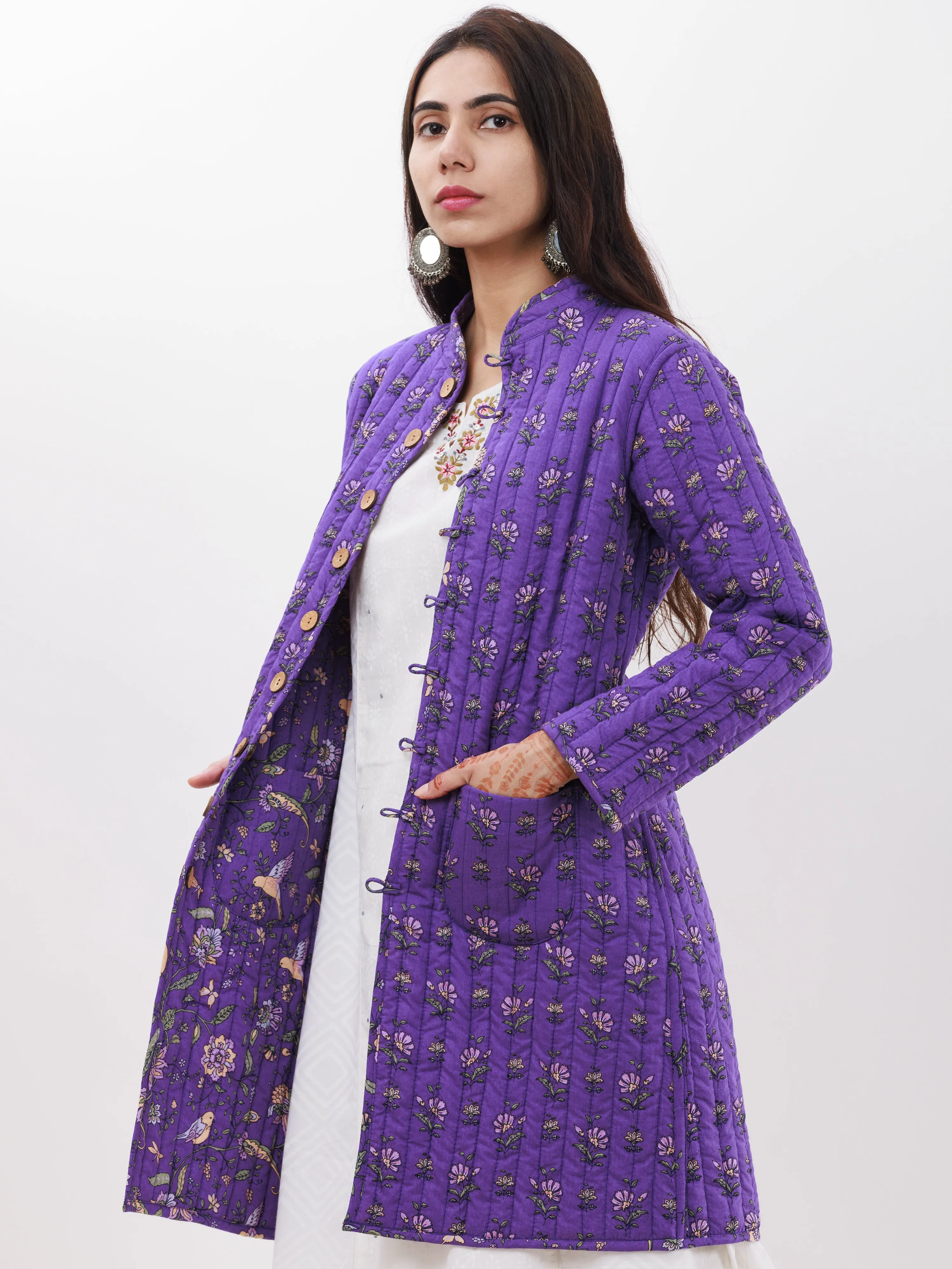 Shishir Amaya Quilted Reversible Jacket