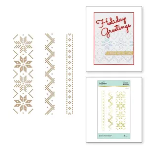 Spellbinders Glimmer Hot Foil Plate - Christmas Sweater Borders*