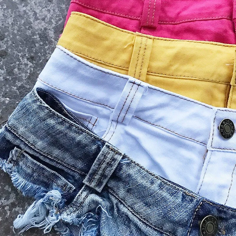 Trendy Mini Ripped Low Waist Shorts