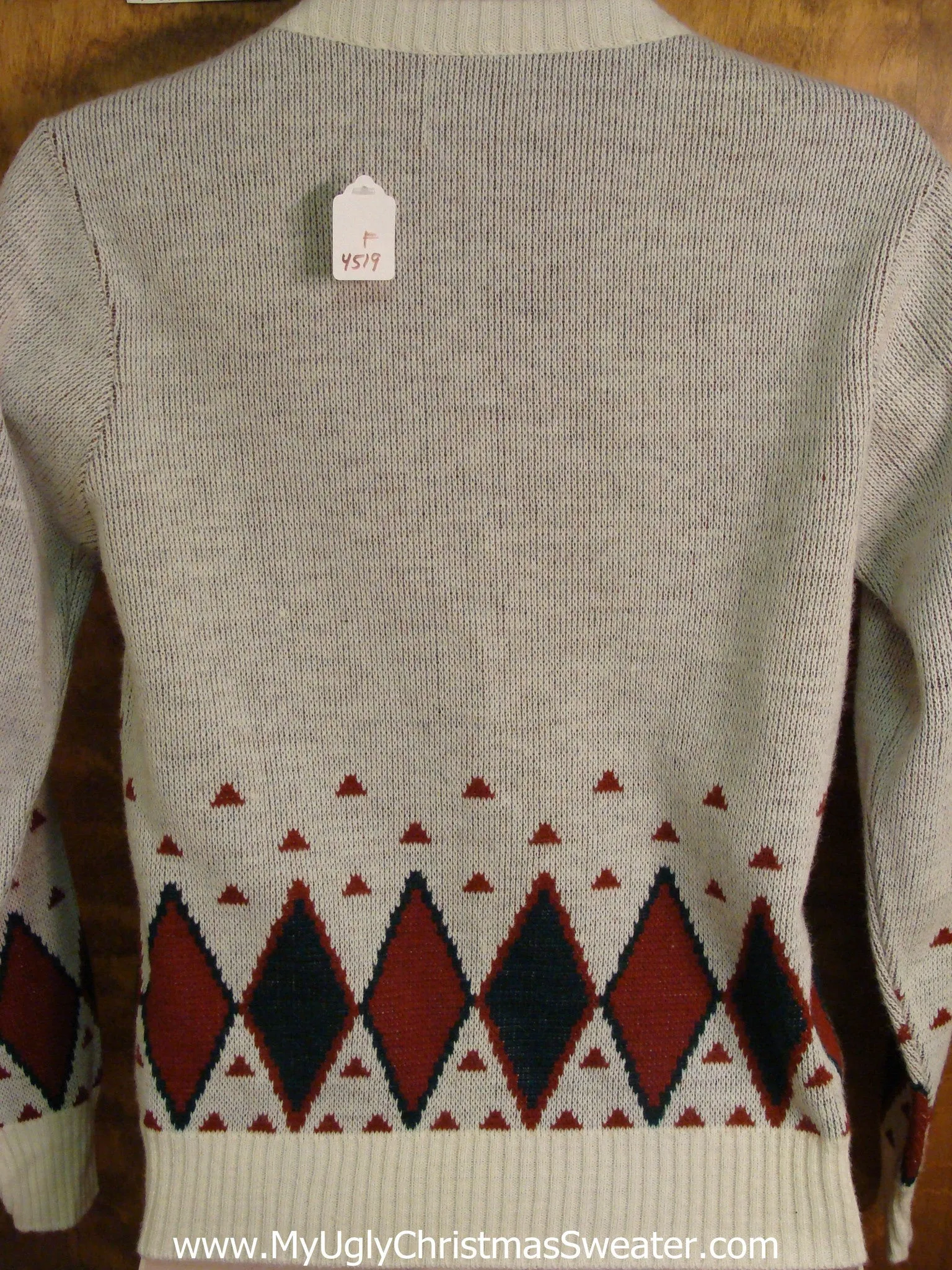 Vintage 60s or 70s Reindeer Christmas Sweater